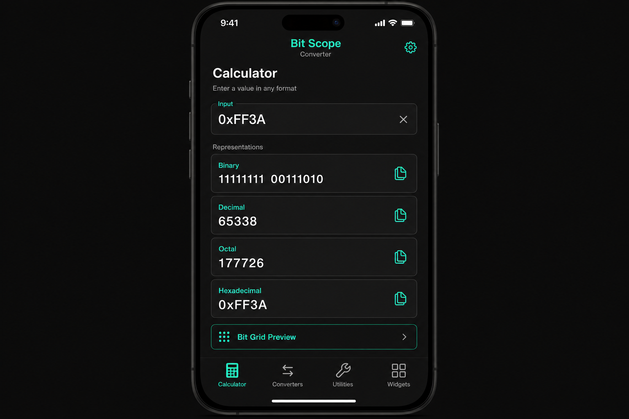 Calculator — bit scope