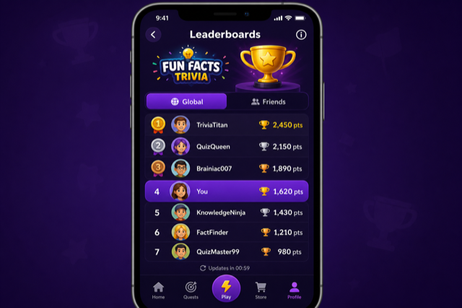 Leaderboards — fun facts trivia