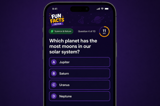 Trivia round — fun facts trivia