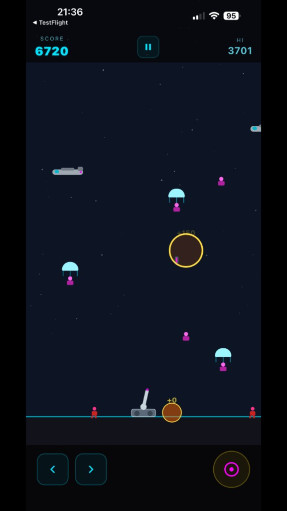 Chute shots — paratrooper blitz