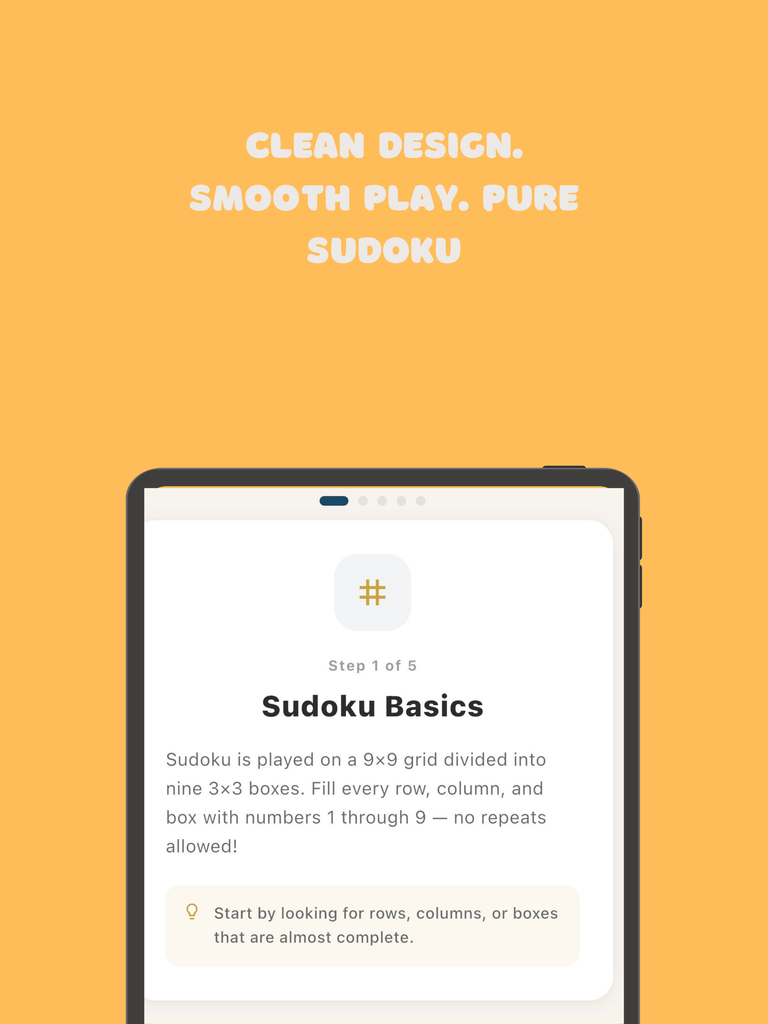Gameplay — sudoku puzzle