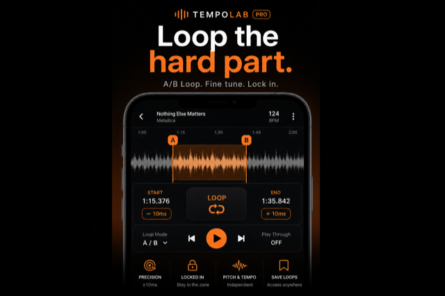 Loop markers — tempo lab pro