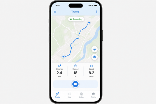 Recording — track ledger