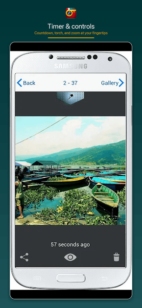 Whistle Camera countdown timer